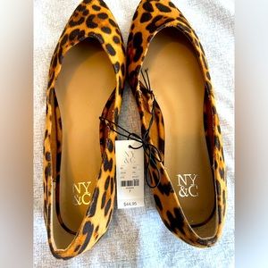 Brand new NY&C leopard flats